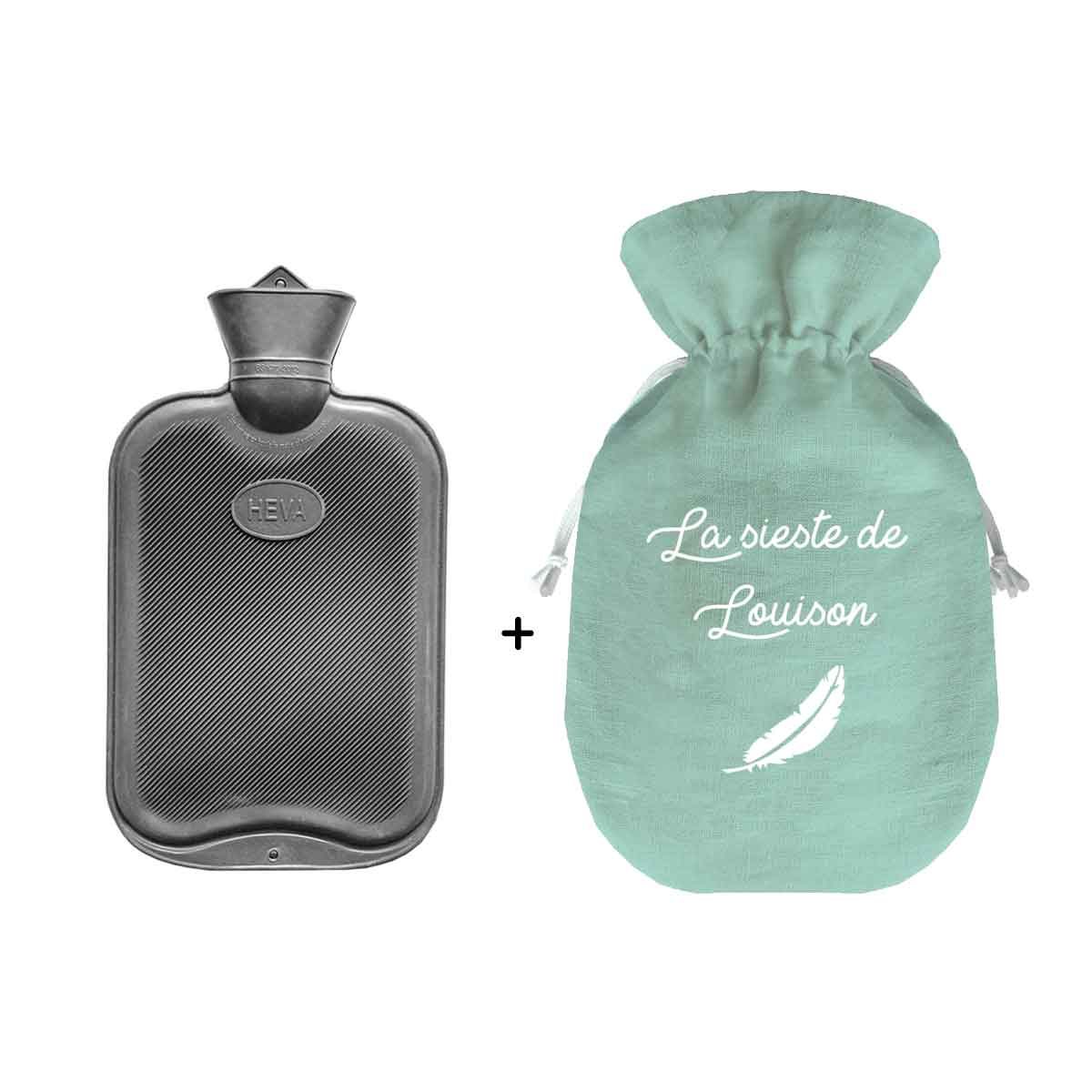 Personalized hot water bottle