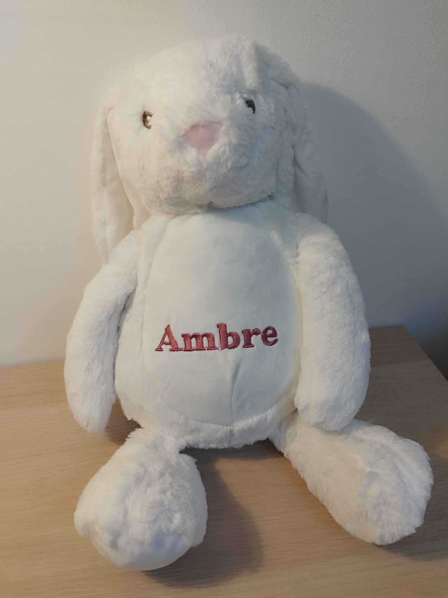 Doudou range pyjama personnalisé - Modèle Lapin