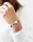 Bracelet liberty personnalisé - Nuage argent