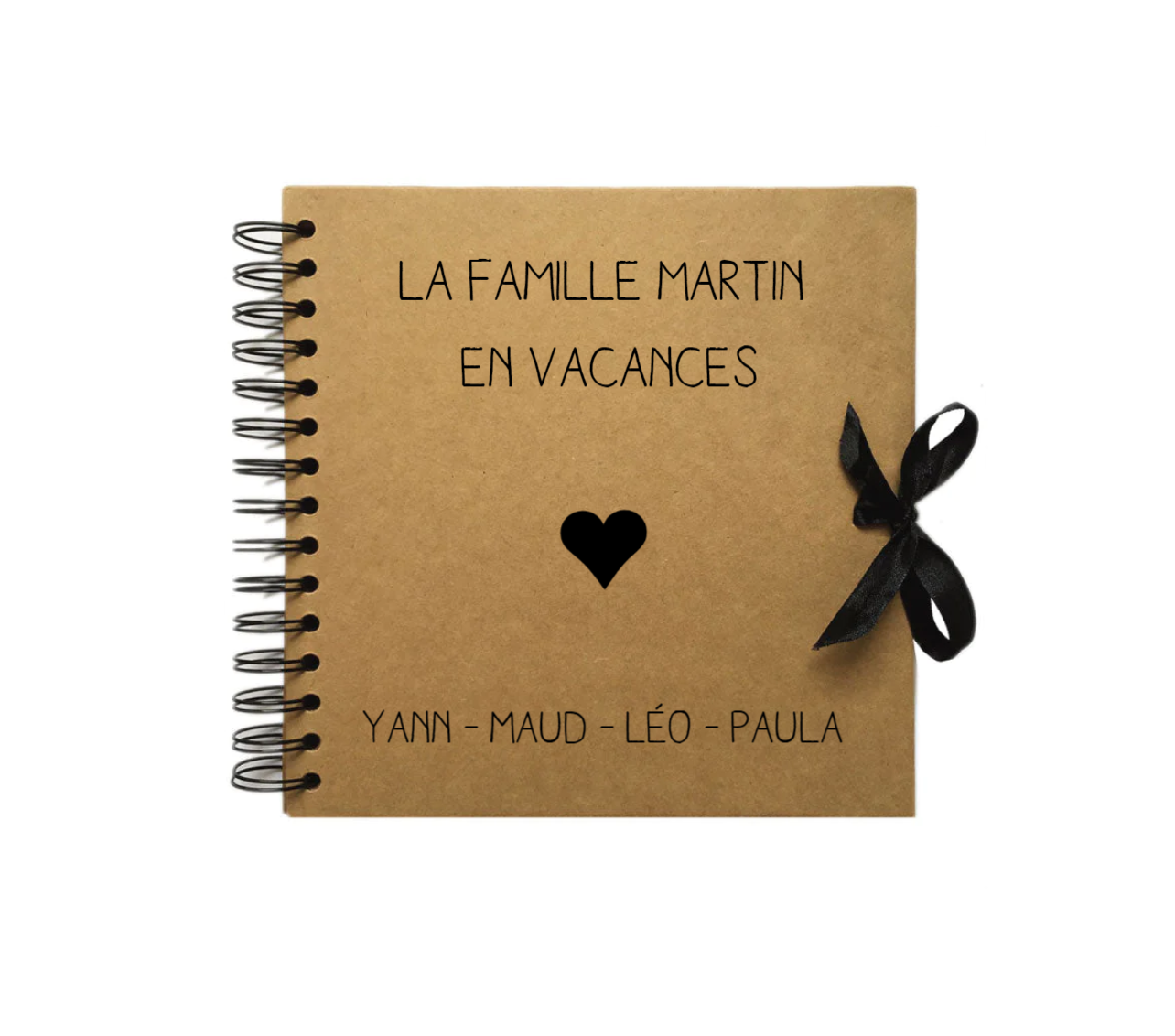 Album photo personnalisé en Kraft