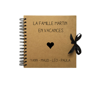 Album photo personnalisé en Kraft