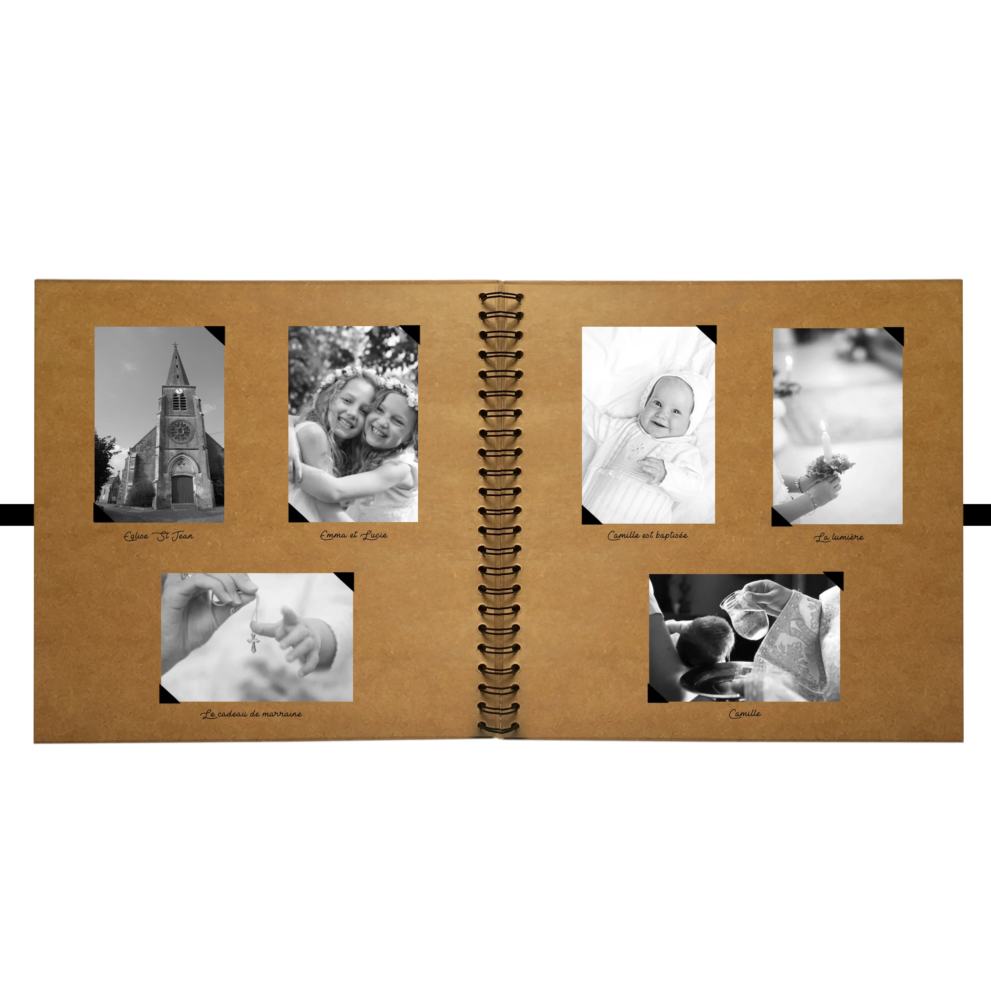 Guest book / Personalized photo album - Baby gift