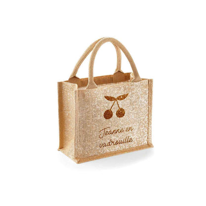 Mini cabas personnalisé - Cadeau maîtresse