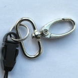 Large personalized key ring