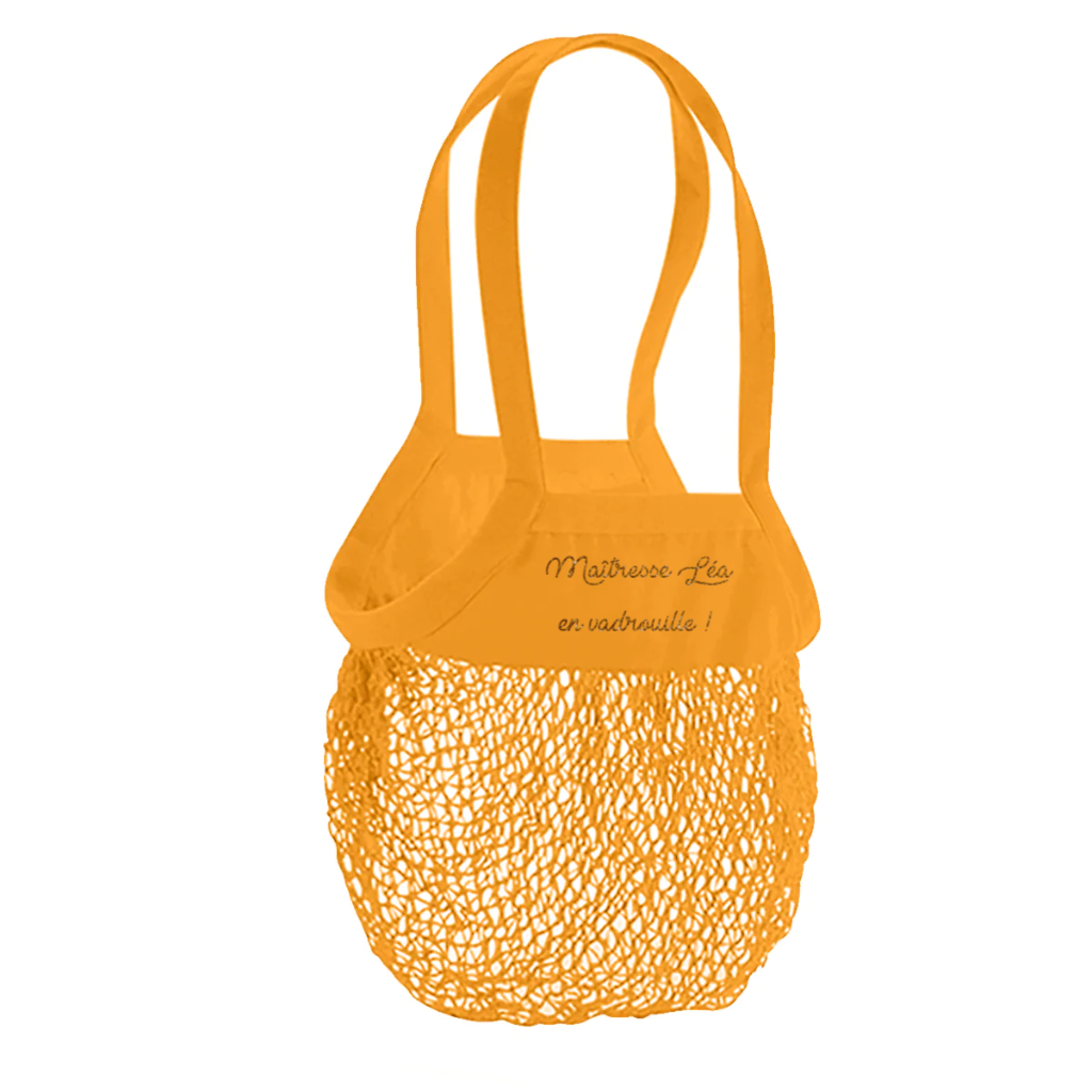 Sac filet personnalisé - Cadeau maîtresse