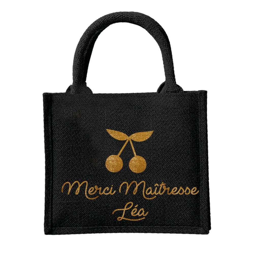 Cabas de plage personnalisé - Cadeau fête des mères