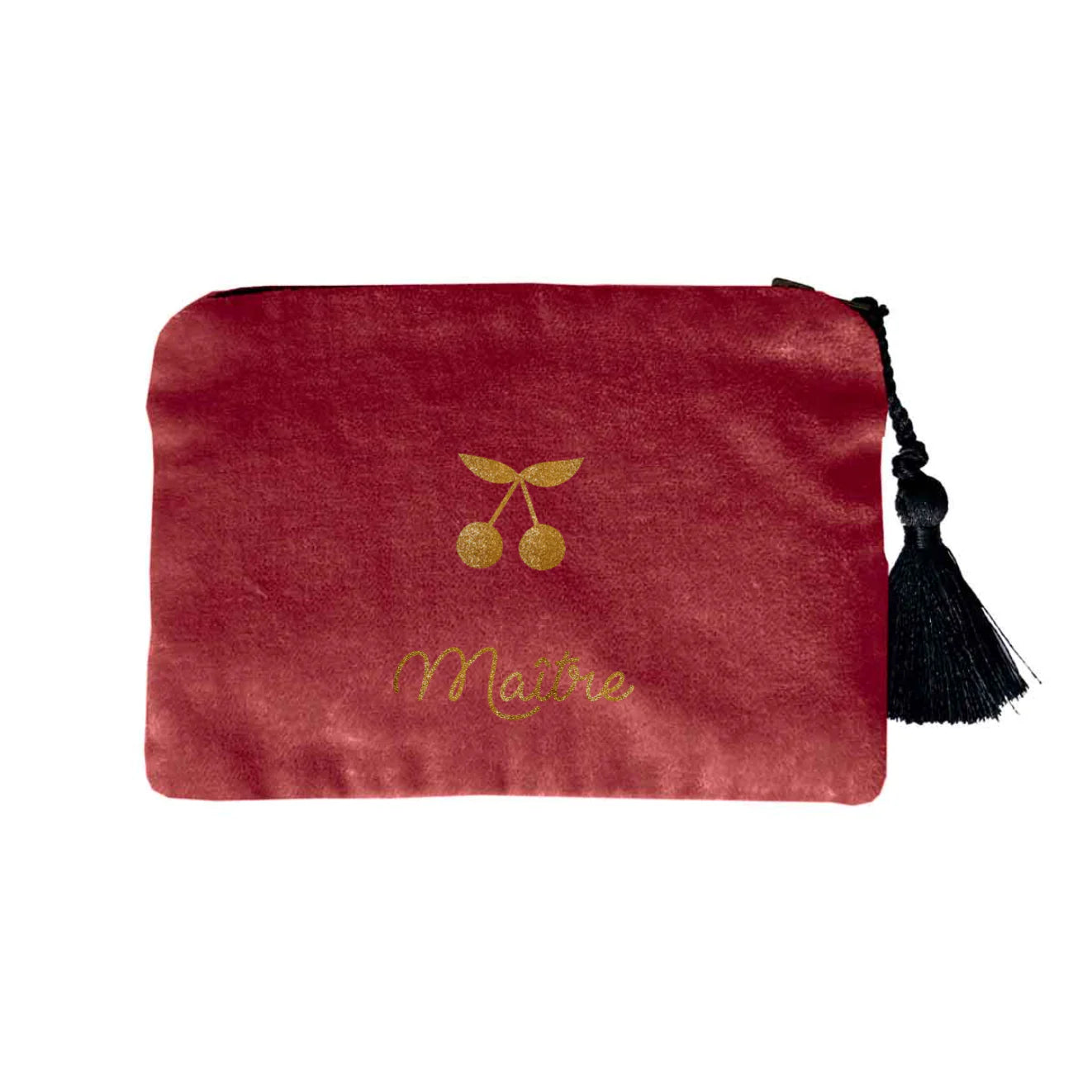 Pochette en velours personnalisée - Cadeau maîtresse