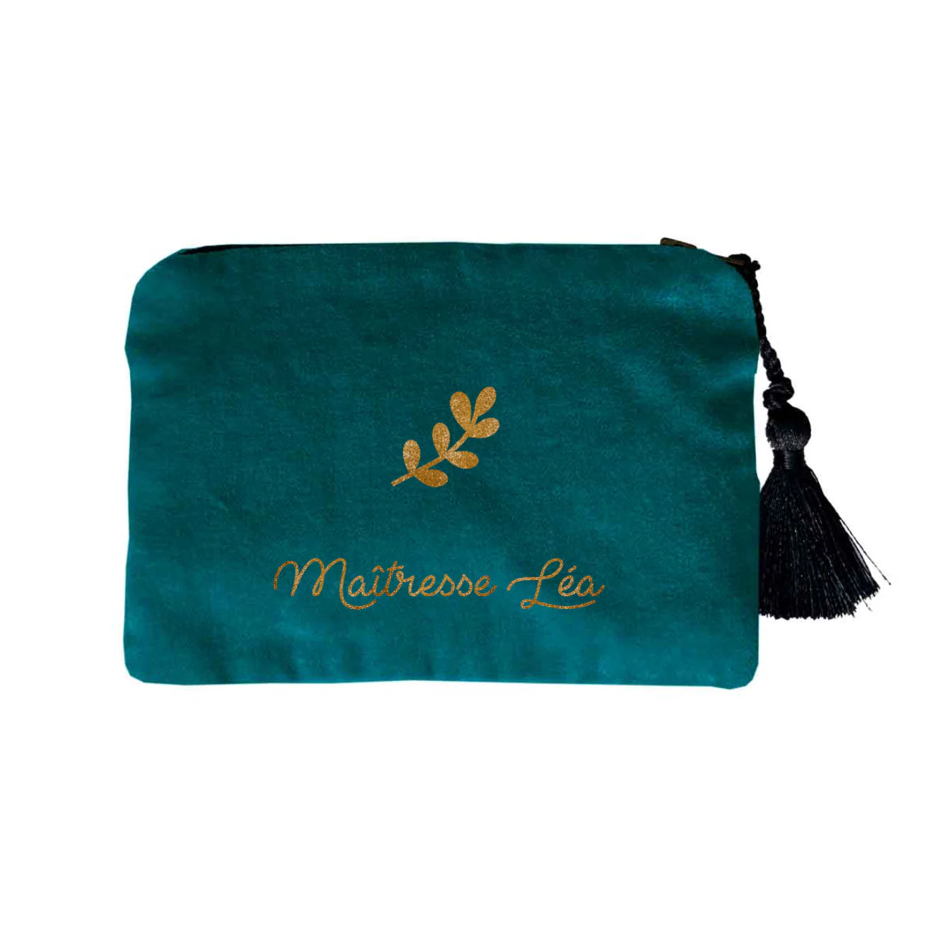 Pochette en velours personnalisée - Cadeau maîtresse