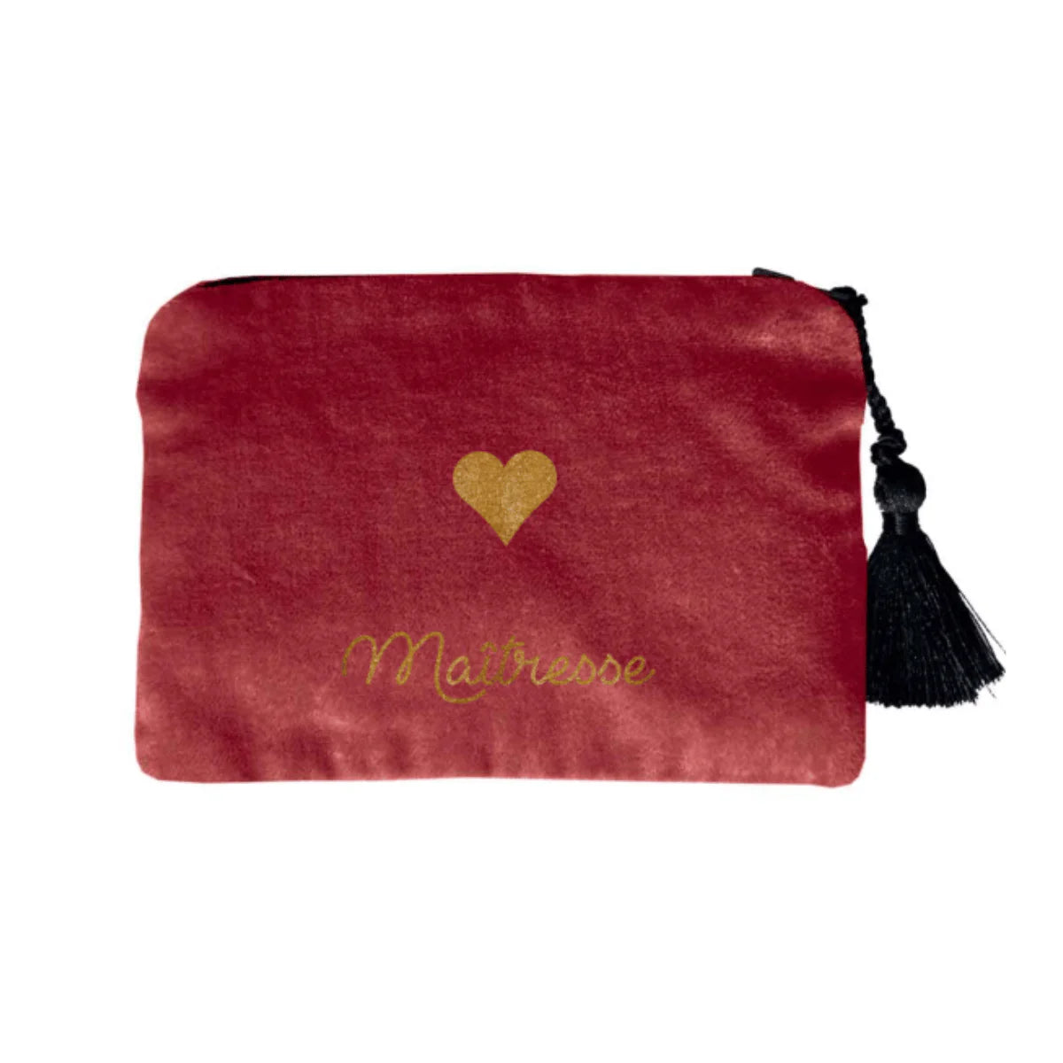 Pochette en velours personnalisée - Cadeau maîtresse