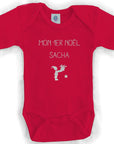 Personalized baby bodysuit - NOEL model