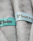 Personalized vinyl napkin ring