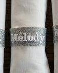 Personalized vinyl napkin ring