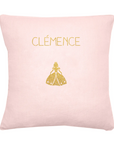 Coussin en lin enfant personnalisé