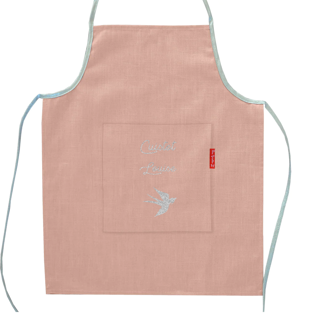 Personalized children&#39;s kitchen apron - COATED LIN