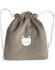 Sac à dos personnalisé bébé et enfant - Double gaze de coton étoilé