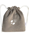 Sac à dos personnalisé bébé et enfant - Double gaze de coton étoilé