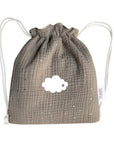 Sac à dos personnalisé bébé et enfant - Double gaze de coton étoilé