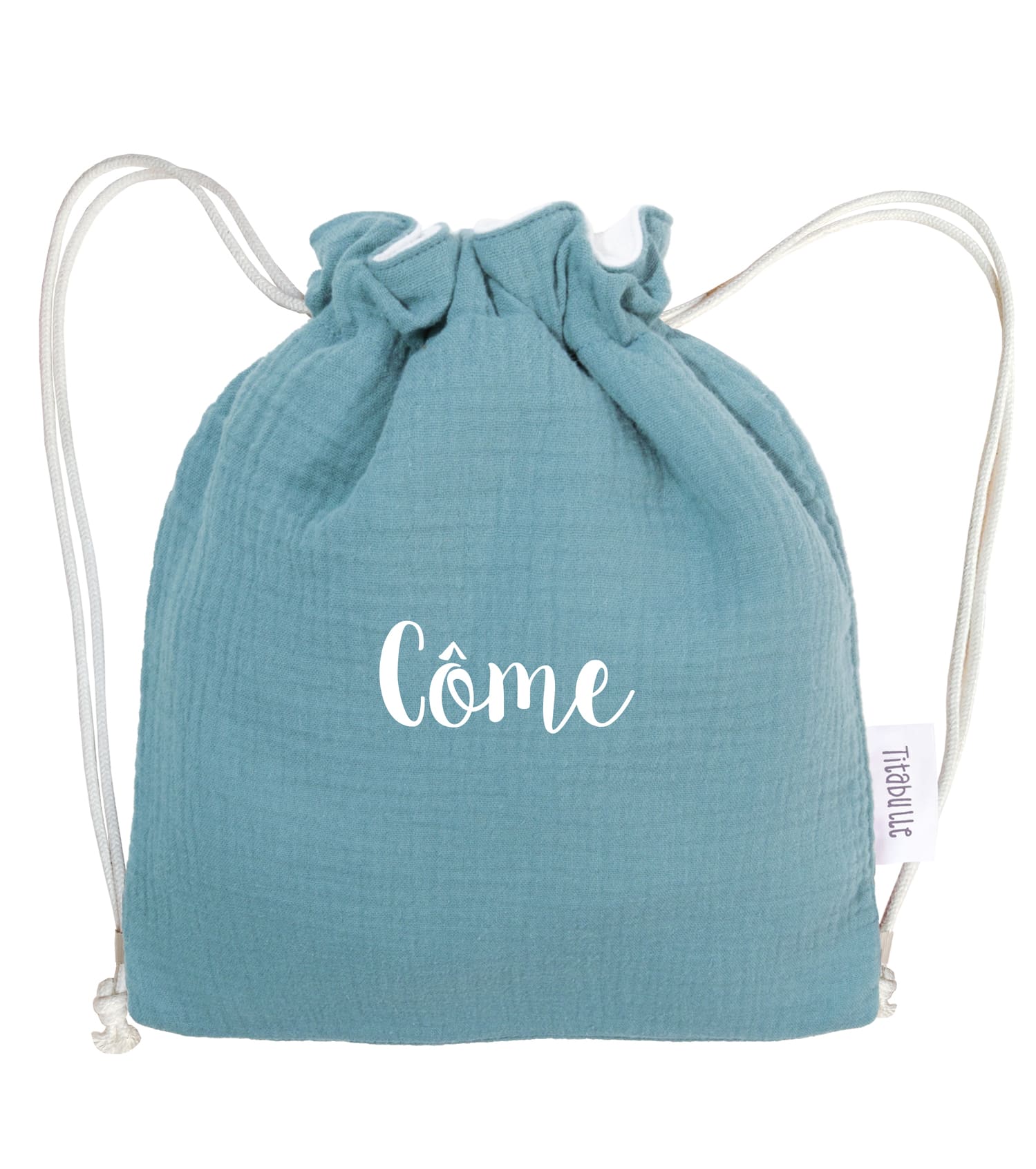 Sac à dos personnalisé bébé et enfant - Double gaze de coton