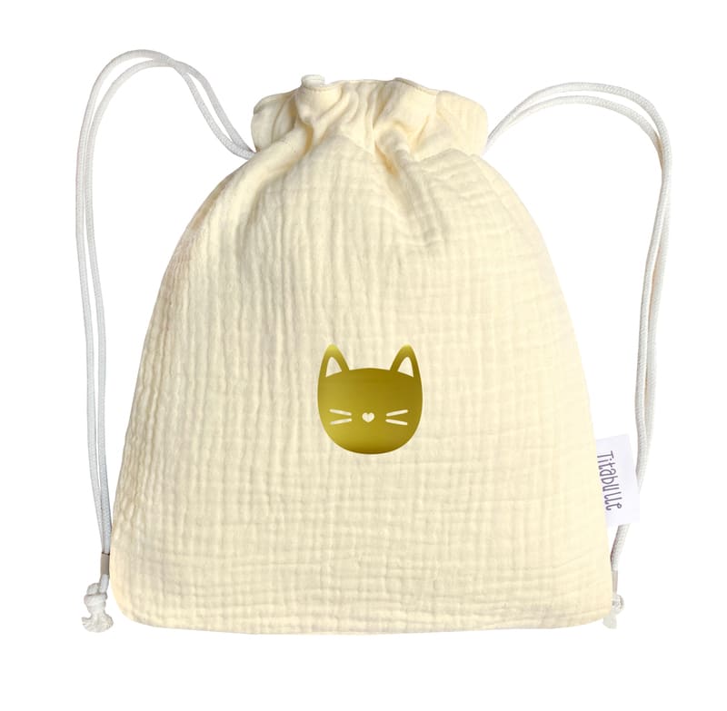 Sac à dos personnalisé bébé et enfant - Double gaze de coton Bio