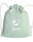 Sac à dos personnalisé bébé et enfant - Double gaze de coton Bio