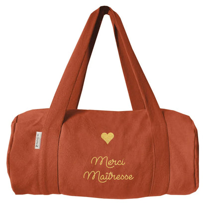 Sac de sport personnalisé coton - Cadeau maîtresse