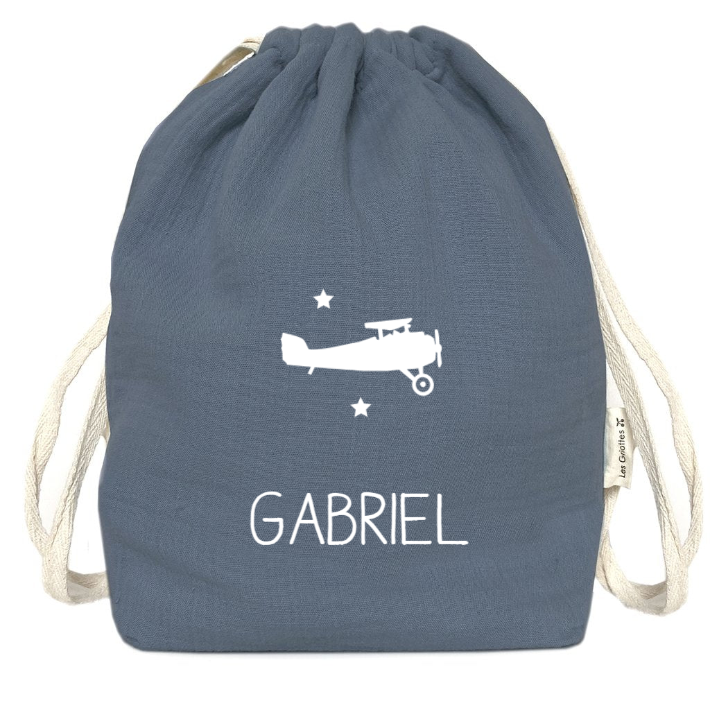 Personalized baby backpack - 100% Cotton