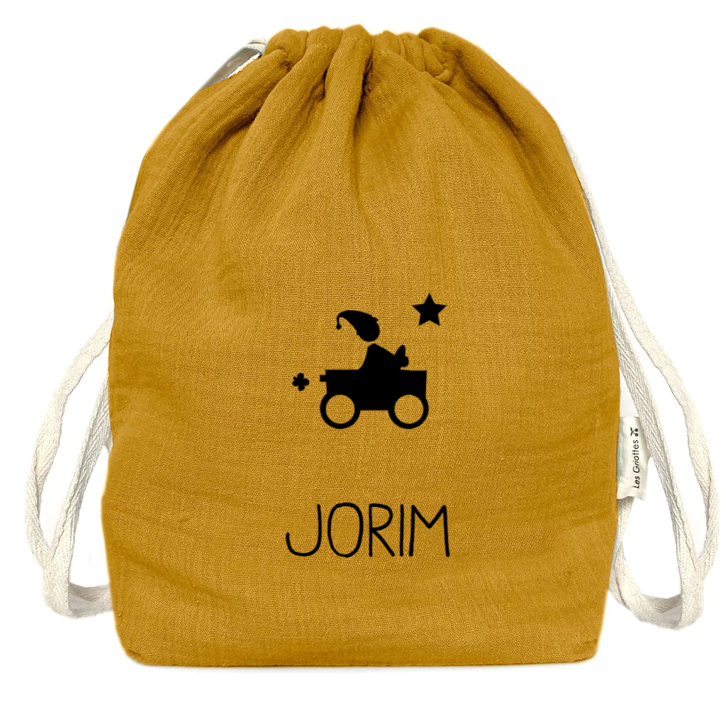 Personalized baby backpack - 100% Cotton