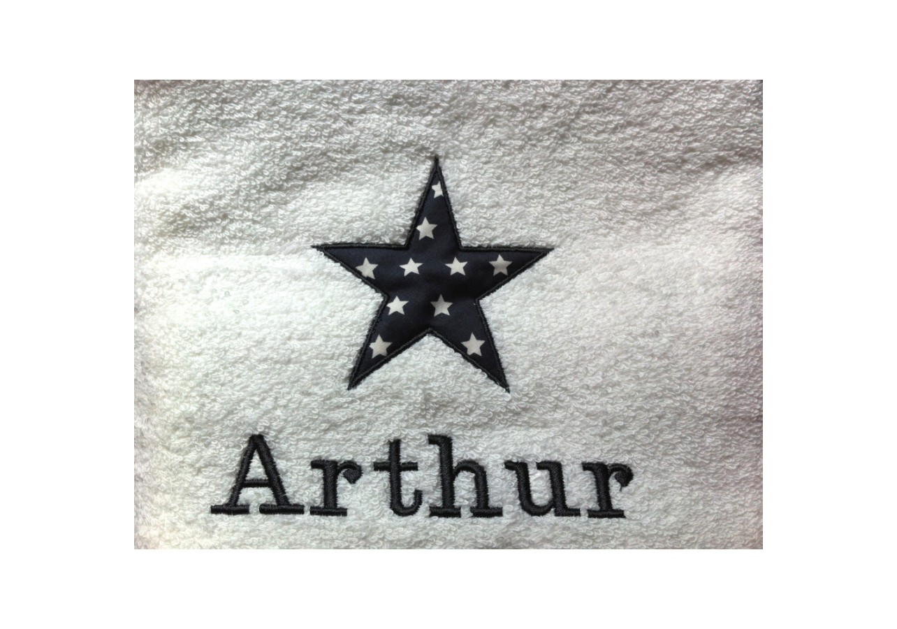 Personalized bath towel