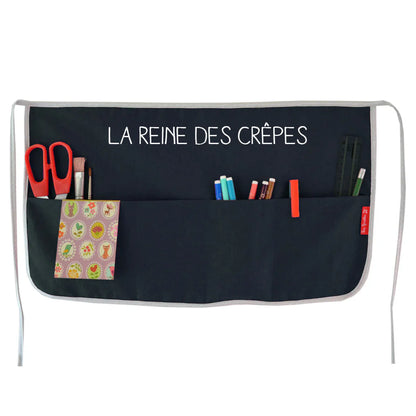 Tablier cadeau fête des mères et des grand-mères personnalisé - Lin enduit