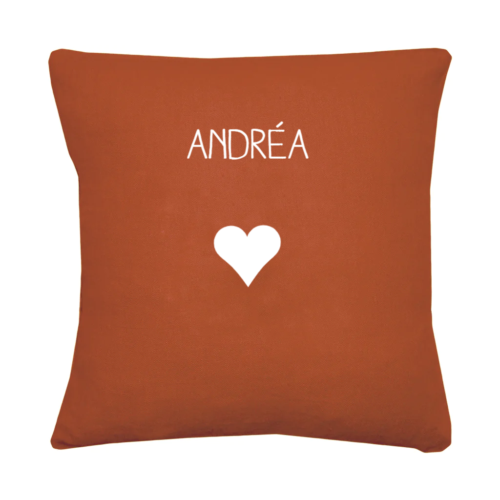 Personalized children&#39;s linen cushion