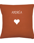 Personalized children's linen cushion