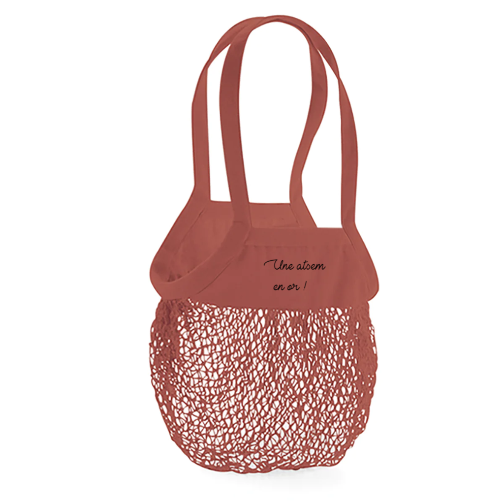 Sac filet personnalisé - Cadeau maîtresse