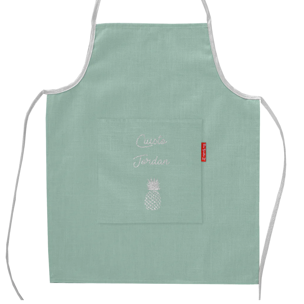 Personalized children&#39;s kitchen apron - COATED LIN