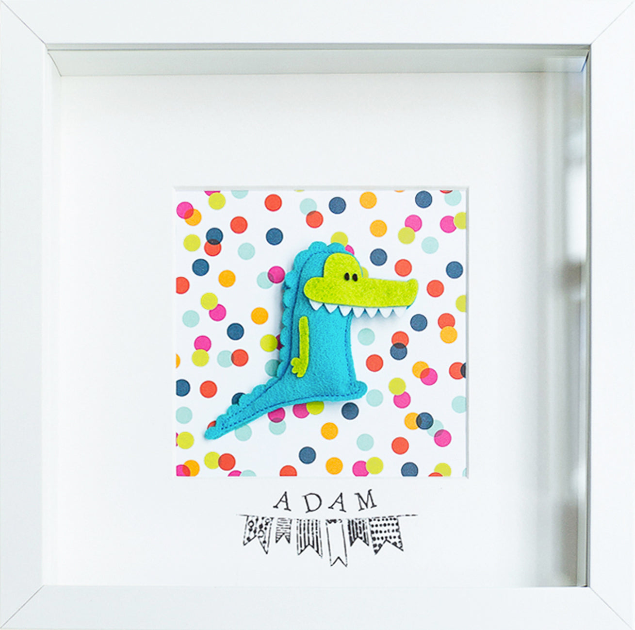 Tableau déco enfant et bébé personnalisé - Crocodile