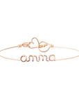 Personalized bracelet - Word on bangle