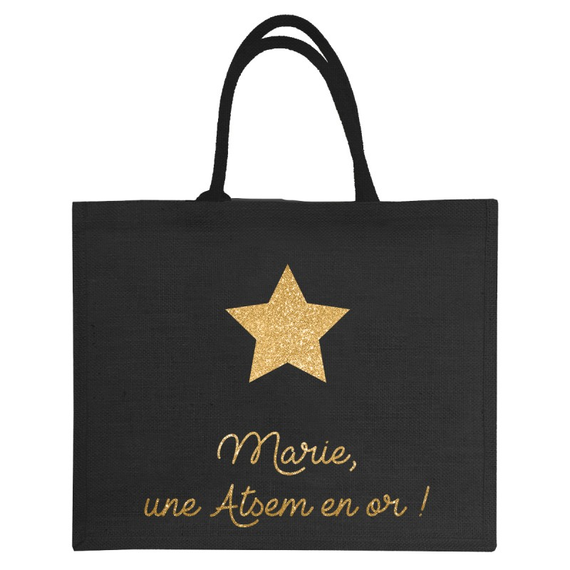 Duo cabas personnalisés - Cadeau mère / fille