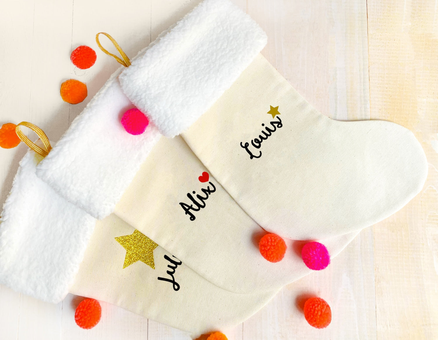 Personalized Christmas Sock - Fur