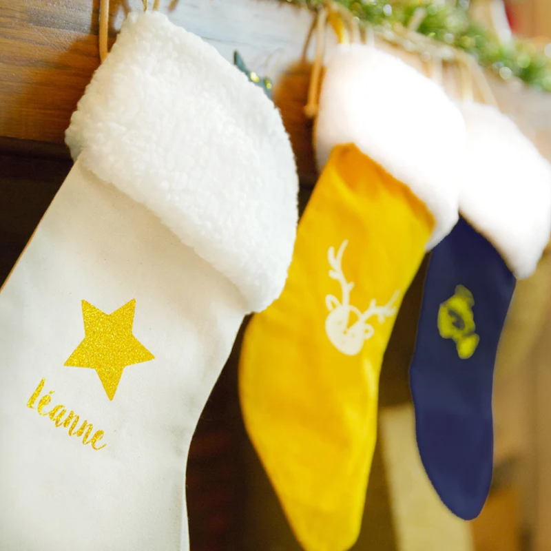 Personalized Christmas Sock - Fur