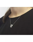 Collier personnalisé - Anneaux enlacés Plaqué or ou Argent