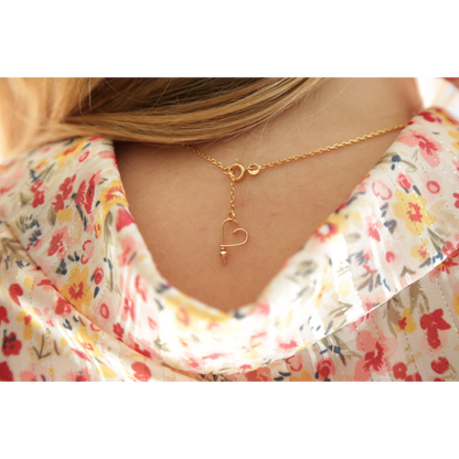 Collier personnalisé - Majuscule sur chaine sparkle
