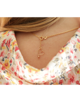 Collier personnalisé - Majuscule sur chaine sparkle