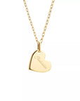 Personalized child necklace - Heart - Silver-Gold plated