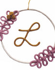 Knitting - Word or initial crown - Model 2