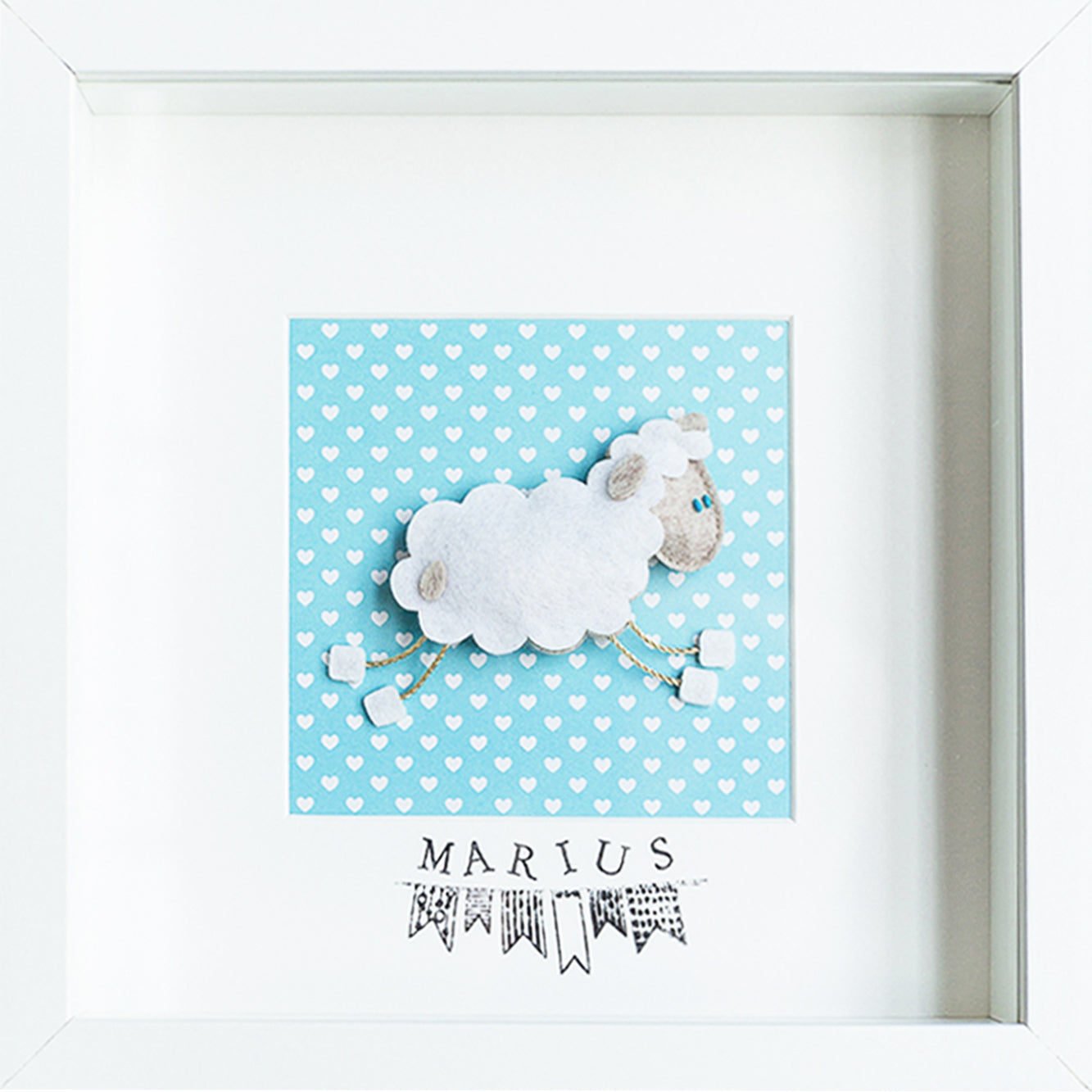 Tableau déco enfant et bébé personnalisé - Mouton