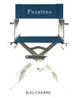 Director's chair already personalized with the first name Edouard