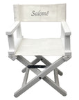 Director's chair already personalized with the first name Edouard