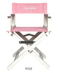 Director's chair already personalized with the first name Edouard