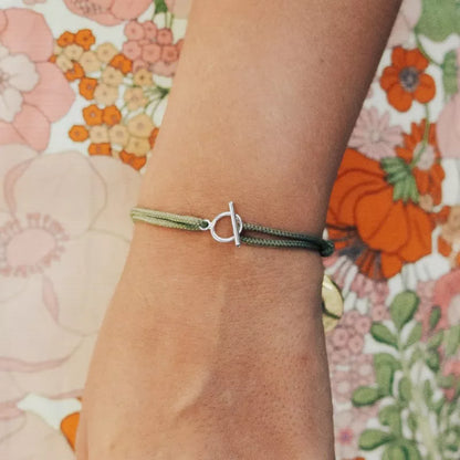 Bracelet personnalisé - Petits Cœurs Argent
