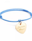 Personalized bracelet - Little Hearts Gold plated