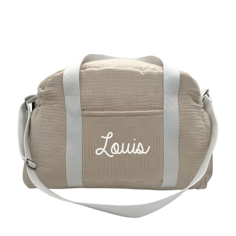 Sac à langer personnalisé - Double gaze de coton